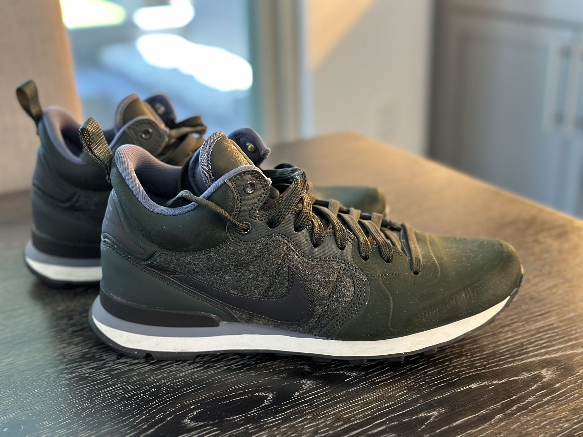 Nike Internationalist High Top - Dark Green