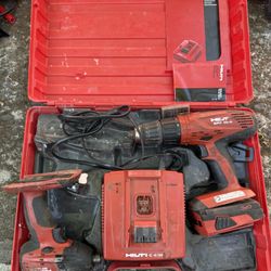 Hilti impact driver Sid 18-A and Drill driver SFH 18-A combo