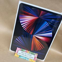 Apple IPad Pro 12.9 Inch 5th Gen Tablet - Only $5 Today Pay The Rest Later! 