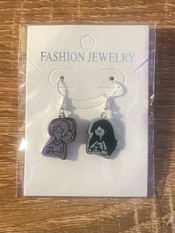Princess Bubblegum and Marceline Adventure Time Dangle Earrings