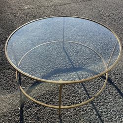 Round Glass Coffee Table