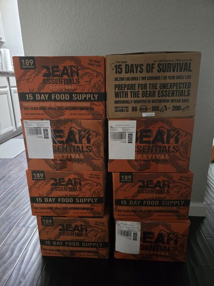 Bear Essentials 15 Day Food Supply
