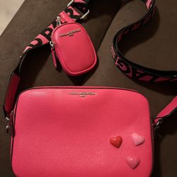 Hot Pink Karl Lagerfeld Cross Body Bag 