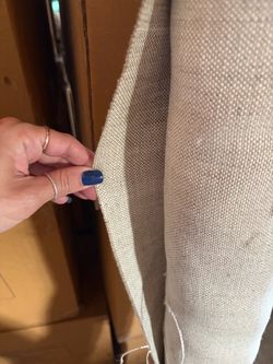 Natural Beige Heavyweight Woven Fabric – Upholstery / Decorative Material