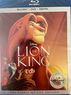 Disney’s The LION KING Signature Edition (Blu-Ray + DVD + Digital-2017) NEW!