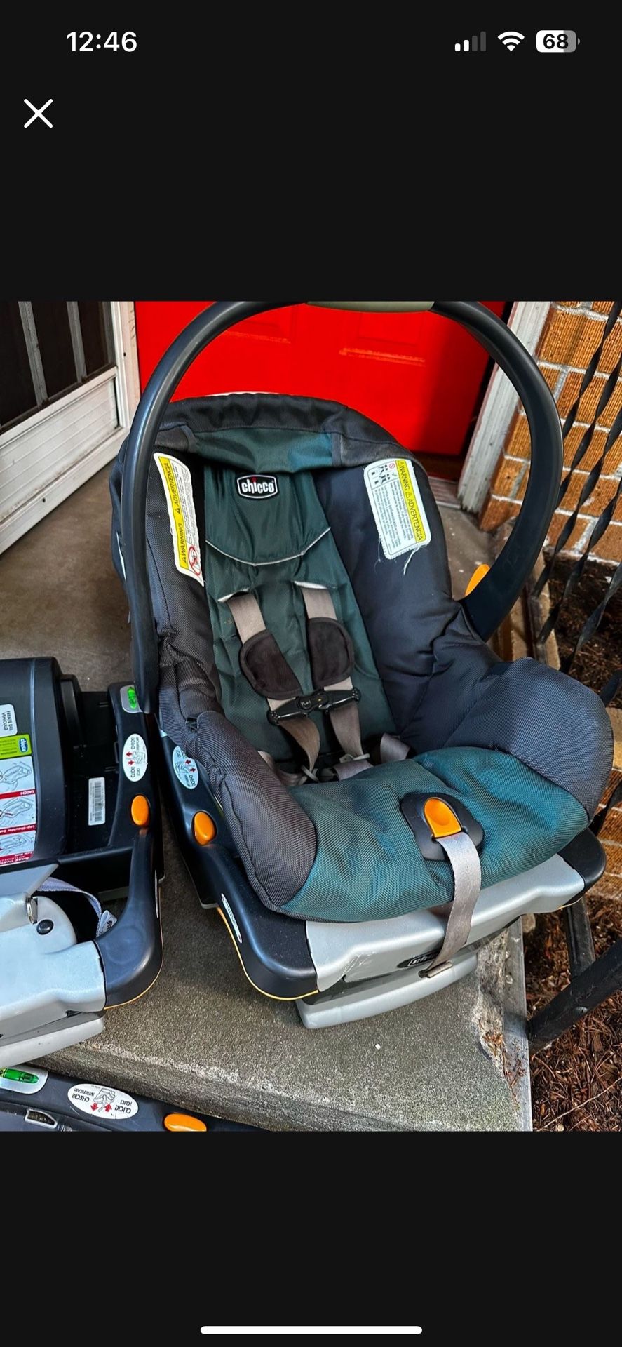 Chicco 360 Fit Infant Car Seat +2bases