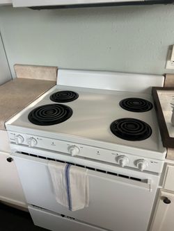 Galax White Electric Coil Range Stove