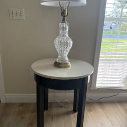 2 beautiful side table with granite