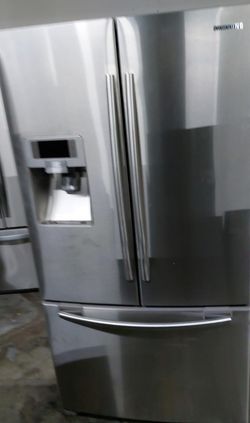 3-Door Samsung Fridge with Water Dispenser Stainless