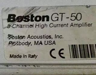 Boston Acoustics GT-50 5 Channel OLD SCHOOL car Amp!!! for Sale in Boston,  MA - OfferUp