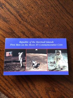 First men on the moon $5 dollar coin