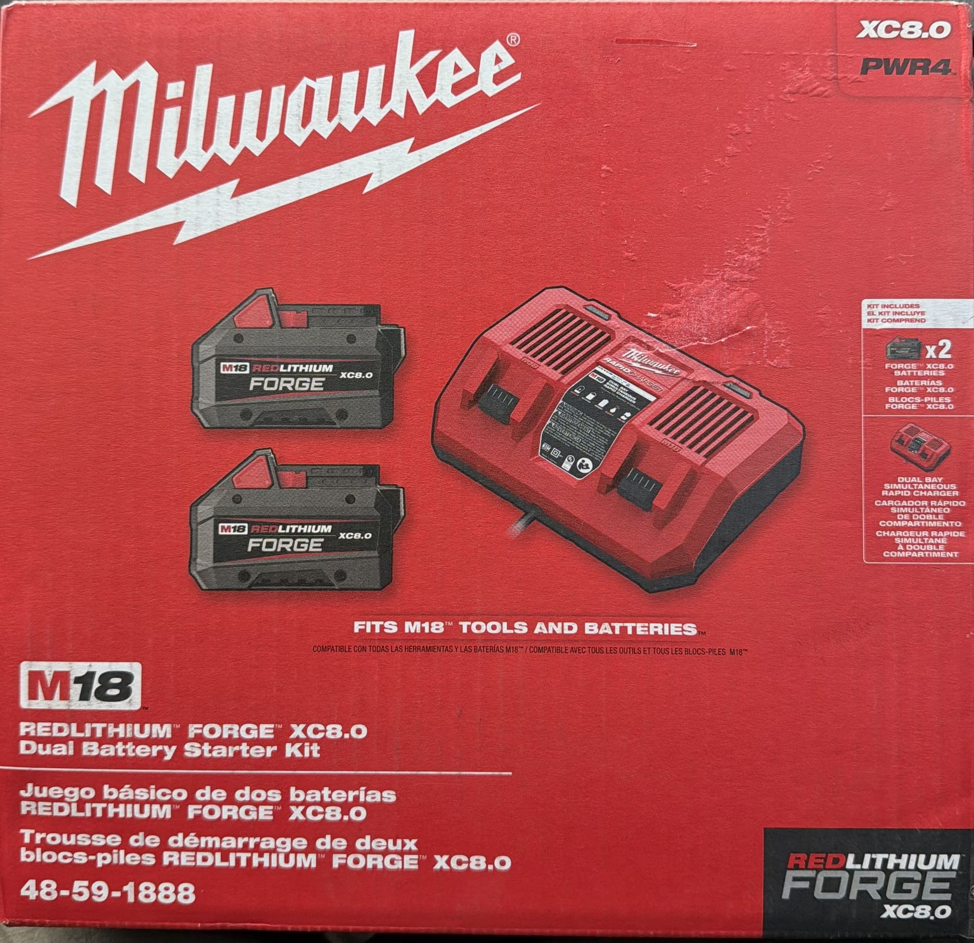 Milwaukee 8ah Forge Kit