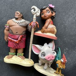 Moana Baby Cake Topper 3 Pcs