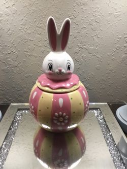 Johanna Parker Bunny Canister 