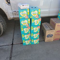 Diapers Sizes 1, 2 and 3 