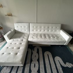 Sectional White sofa