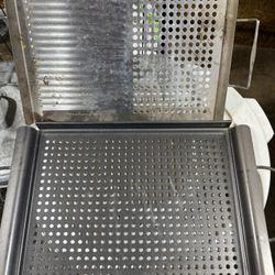 (2) Kitchen Aid Metal BBQ Trays 