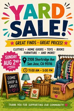 Yard sale