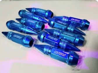 12x1.5 Rays AK47 Steel Spike Lugnuts