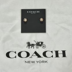 coach brand earrings