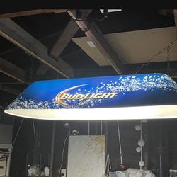 Budweiser BudLight overhead pool light