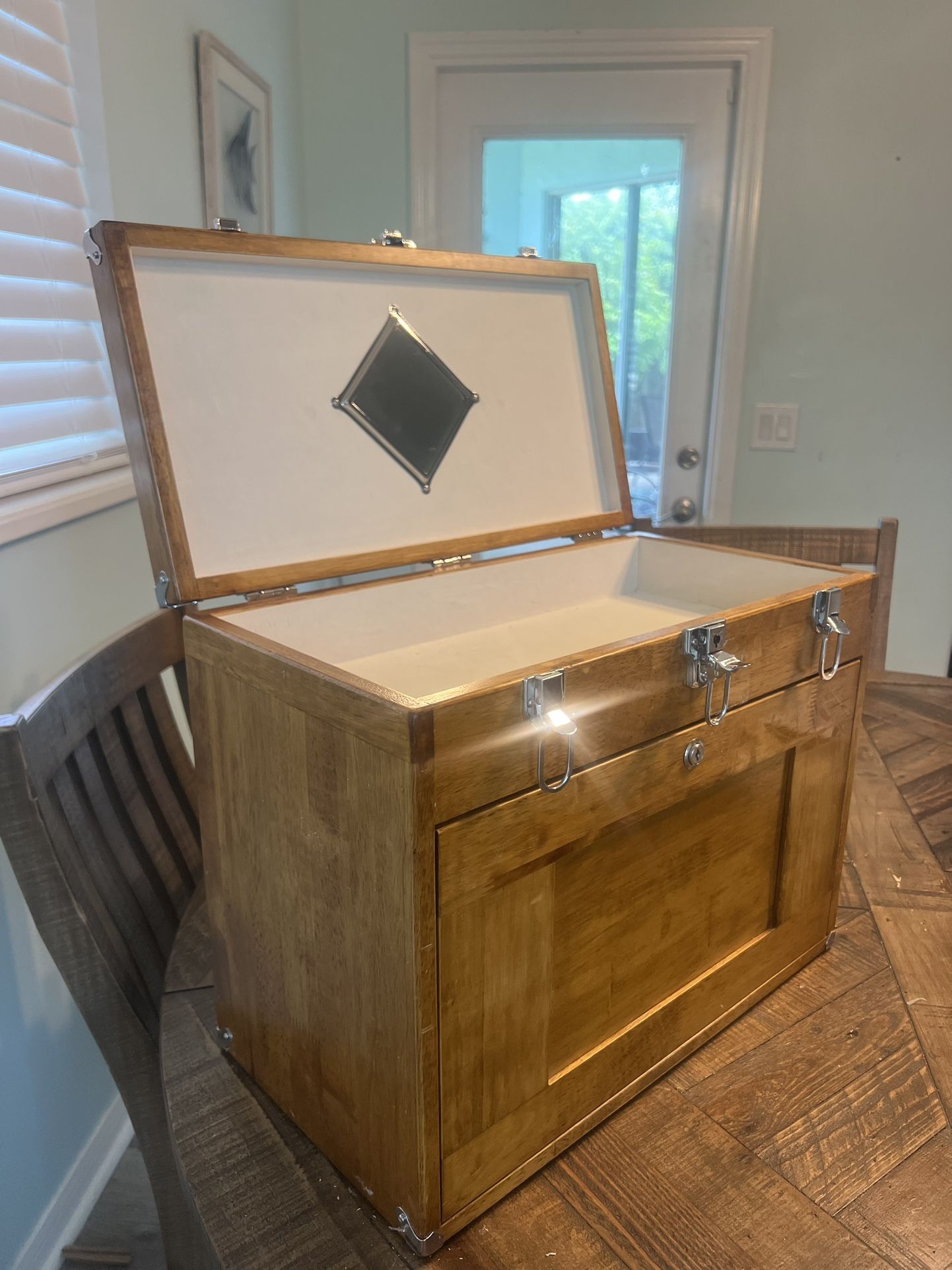Wooden Tool Box.