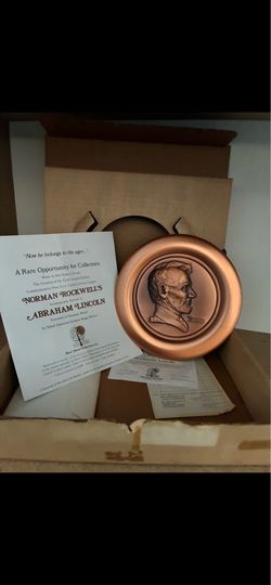 ABRAHAM LINCOLN PENNY COLLECTORS PLATE