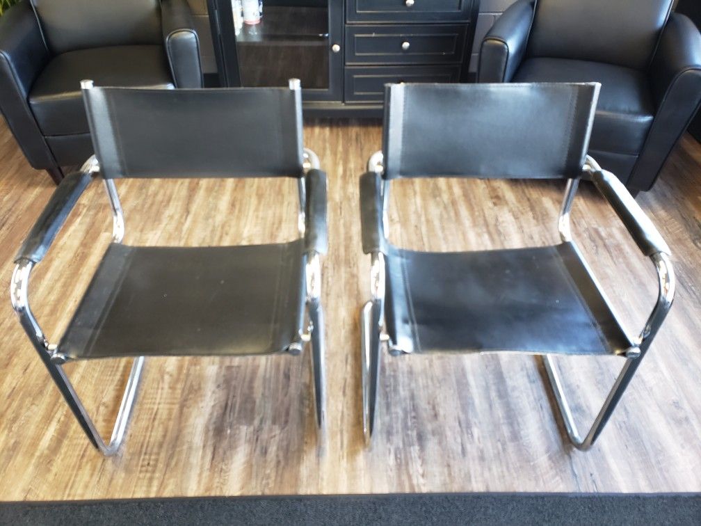 Four director chairs