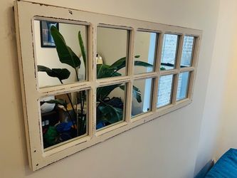 Kate & Laurel 40" Windowpane Wall Mirror – Excellent Condition