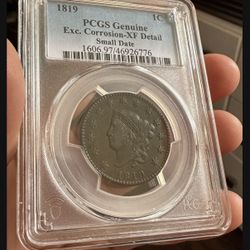 1819 Coronet Head Cents( Small Date)