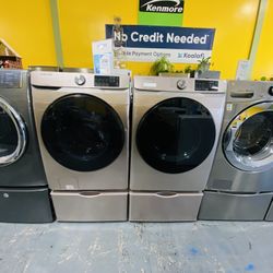 Samsung Rose Gold Washer And Dryer 11$ Down Payment 
