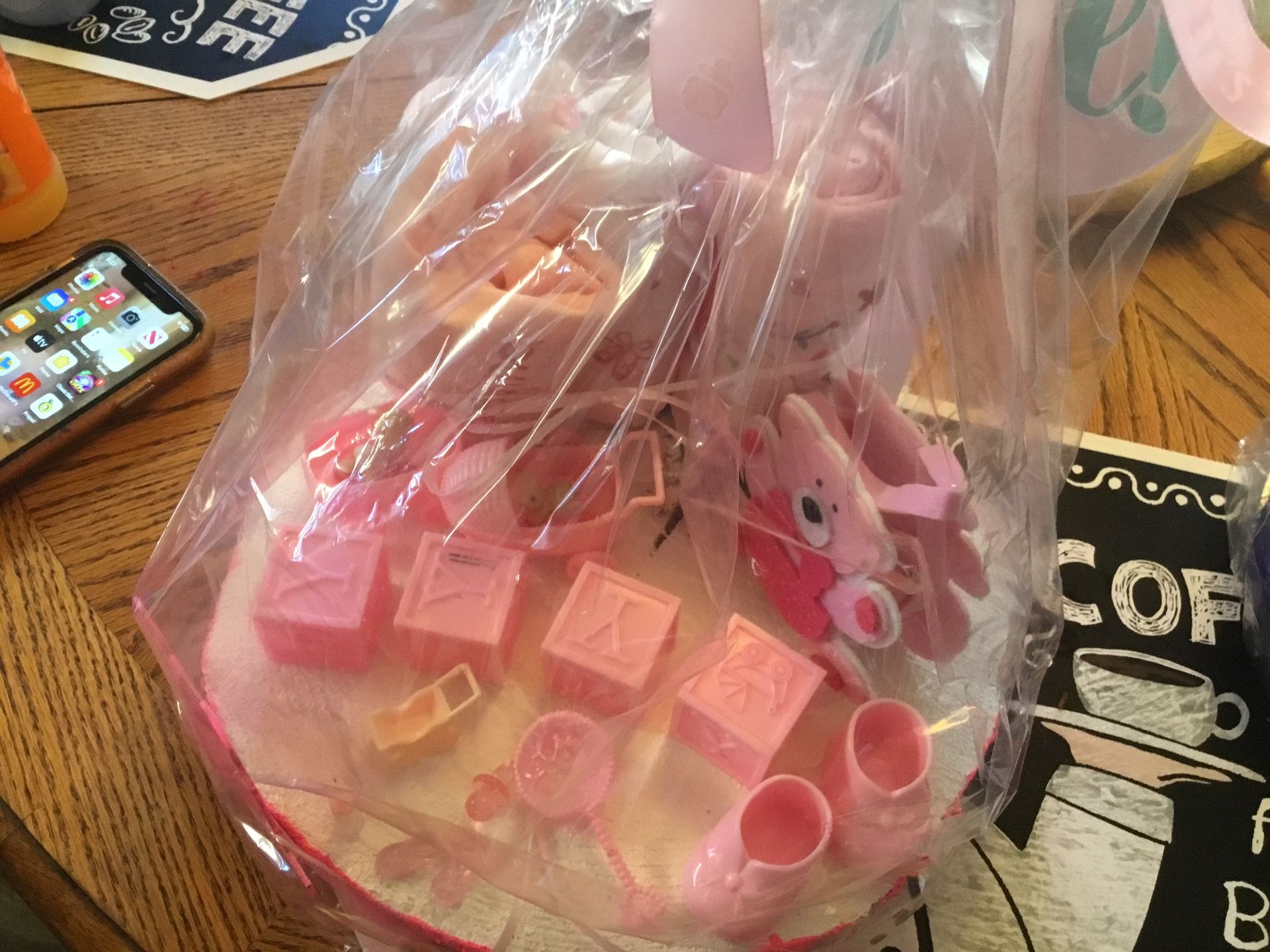 Keepsake Baby Shower Center Pièce