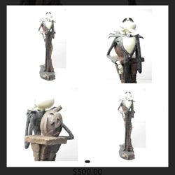 DISNEY'S NIGHTMARE BEFORE CHRISTMAS JACK SKELLINGTON BIG FIG STATUE RARE