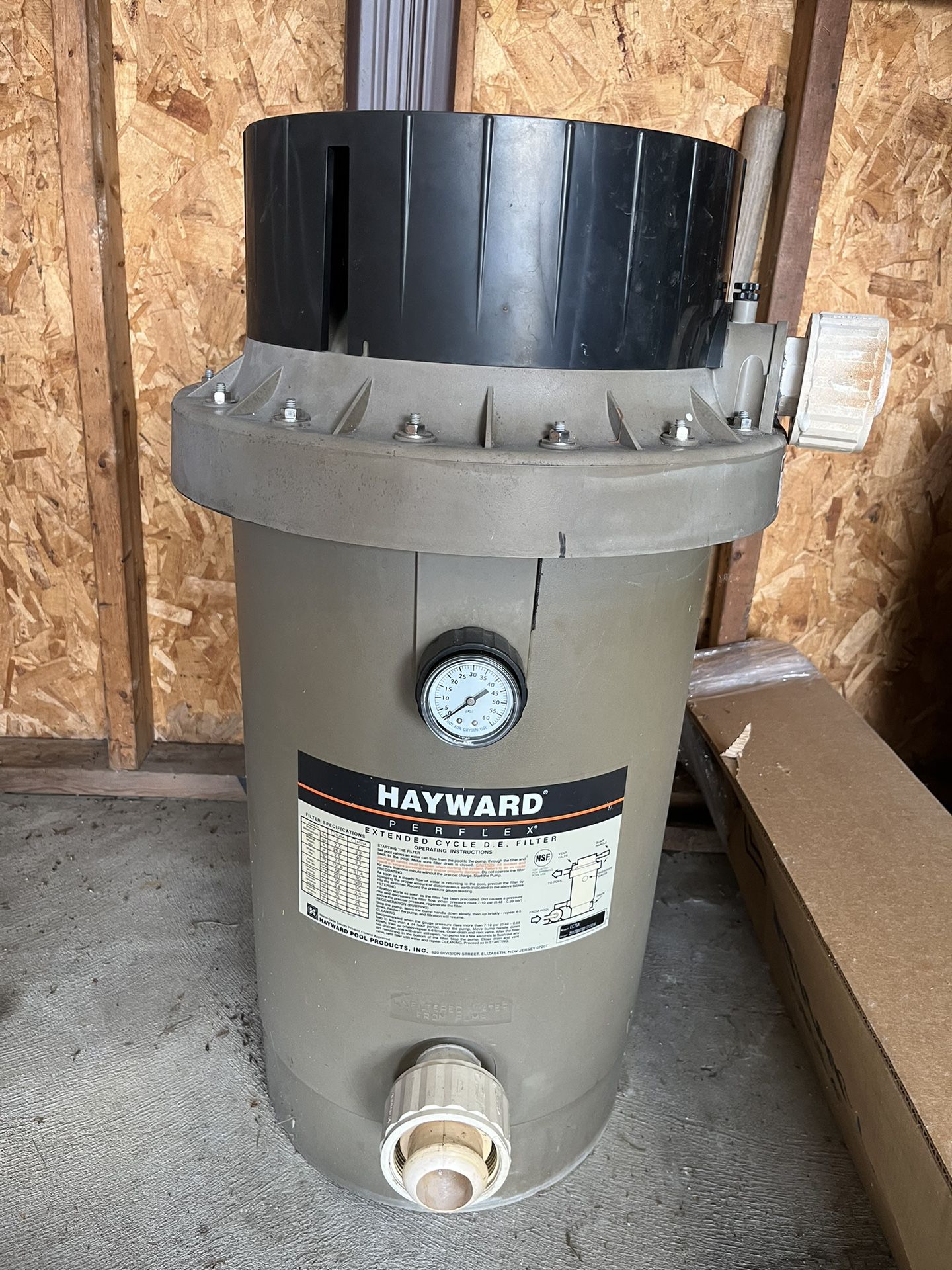 Hayward Pool Filter, Pump, and Base