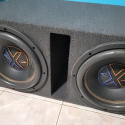 2 12" Quantum Audio Subwoofers 