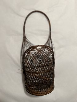Vintage Pair Cottage Hanging Basket 