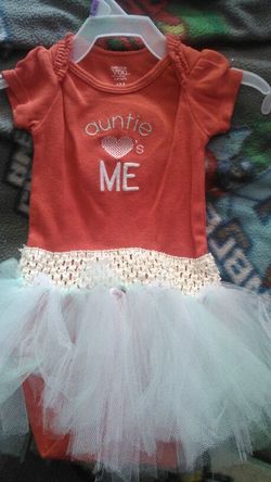 6 months handmade tulie onesie dress