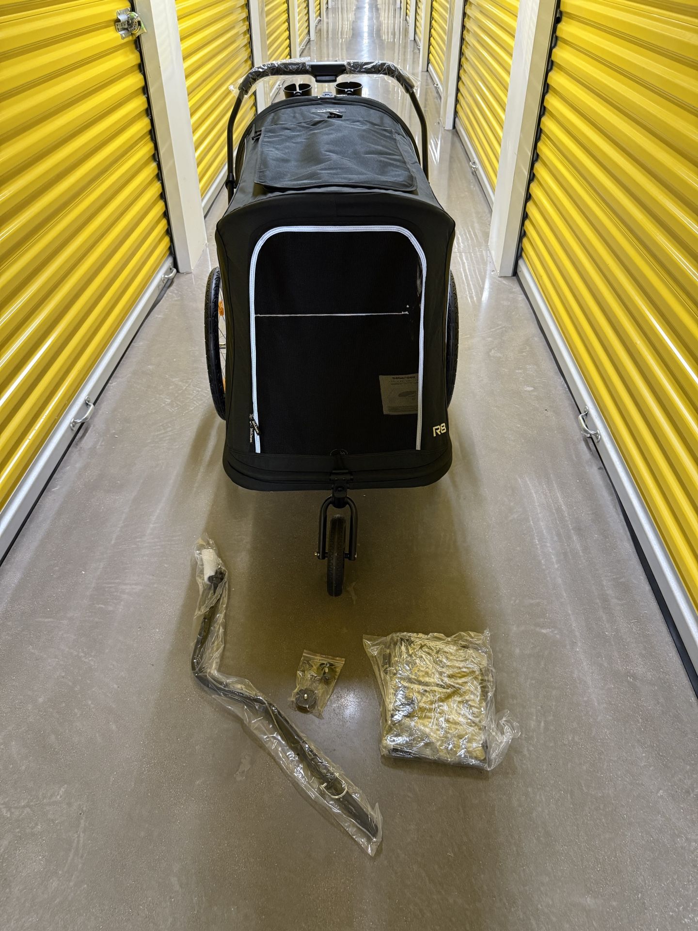 New Beberoad Pets R8 Luxury Foldable Pet Stroller 100 Pounds Bike Attachment Car Walks Outdoors