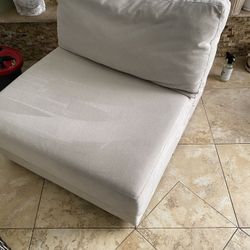 Crate and Barrel Payton Armless Chair 