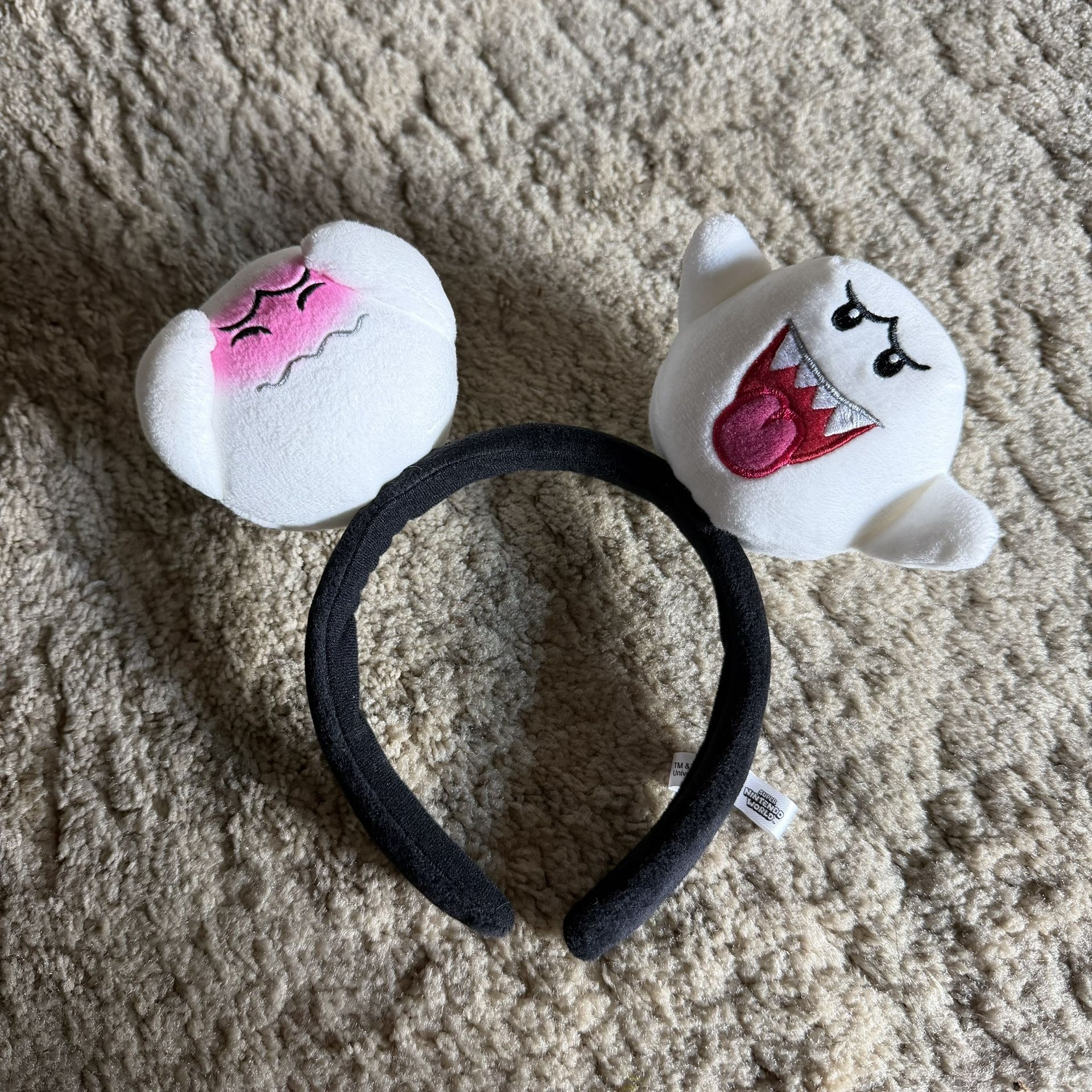 UNIVERSAL STUDIOS JAPAN NINTENDO WORLD BOO PLUSH HEADBAND