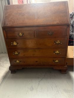 Antique dress with jewelry box
