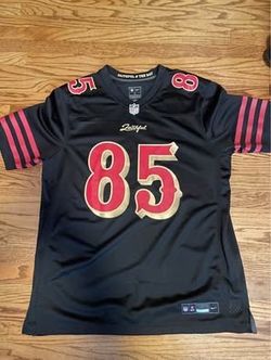 George Kittle 49ers Nike Rivalries Jersey Large – Black