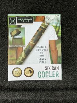 Plastic camping ice backpack cooler (camo)
