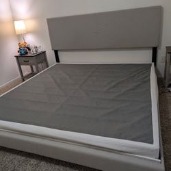 Bed Frame With Nightstands