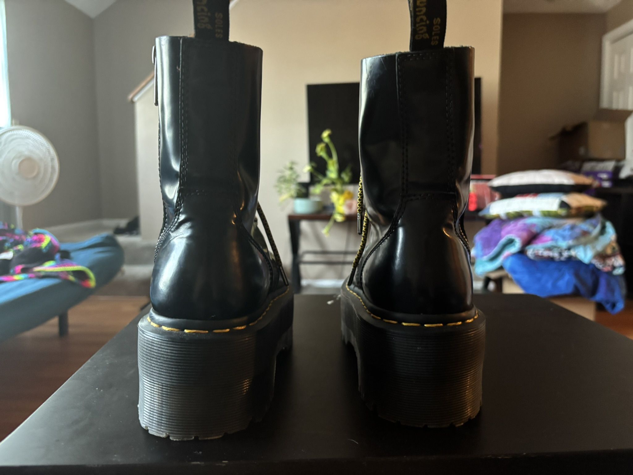 Black Vegan Leather Dr.Martens