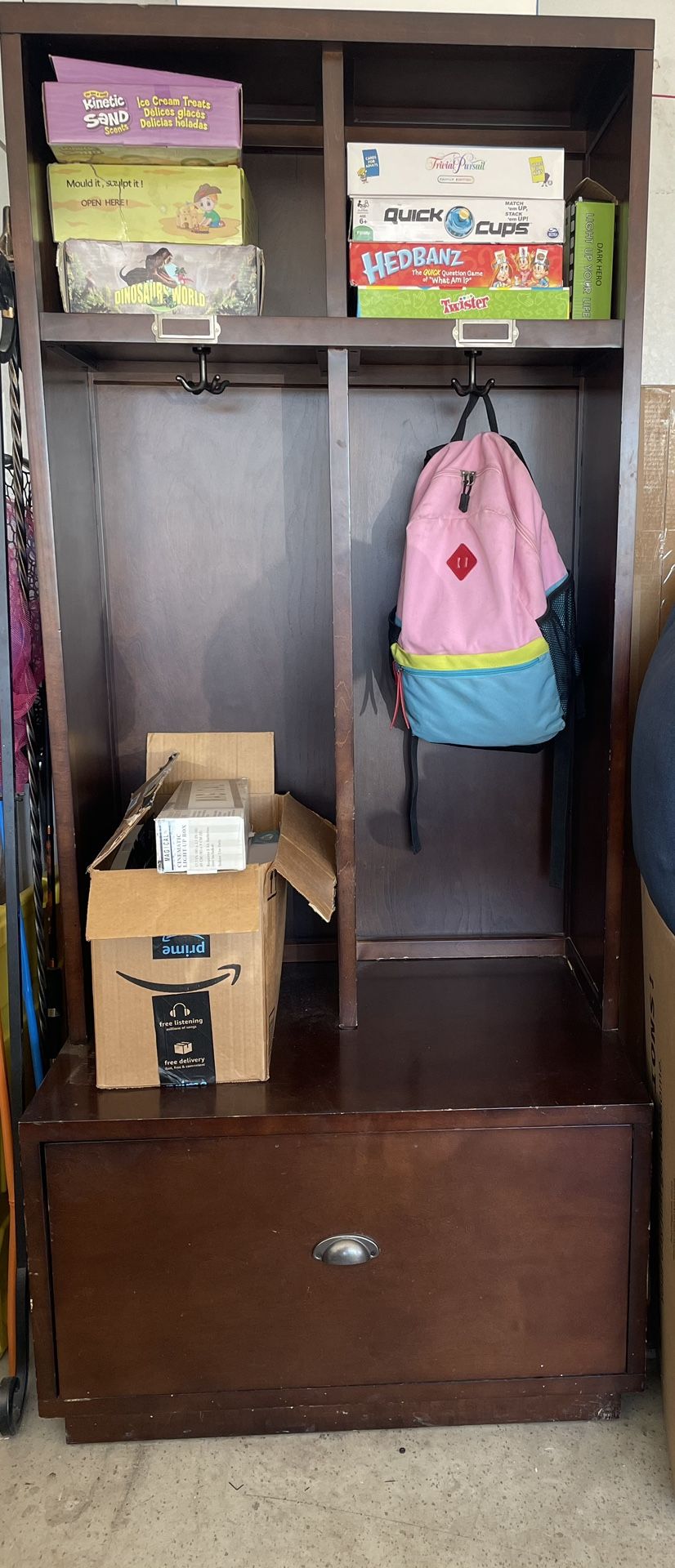 Mudroom Storage Unit - Wood