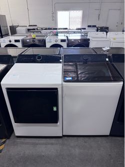 Brand New LG Top Load Washer & Gas Dryer Set White — Selling ASAP | 50% OFF