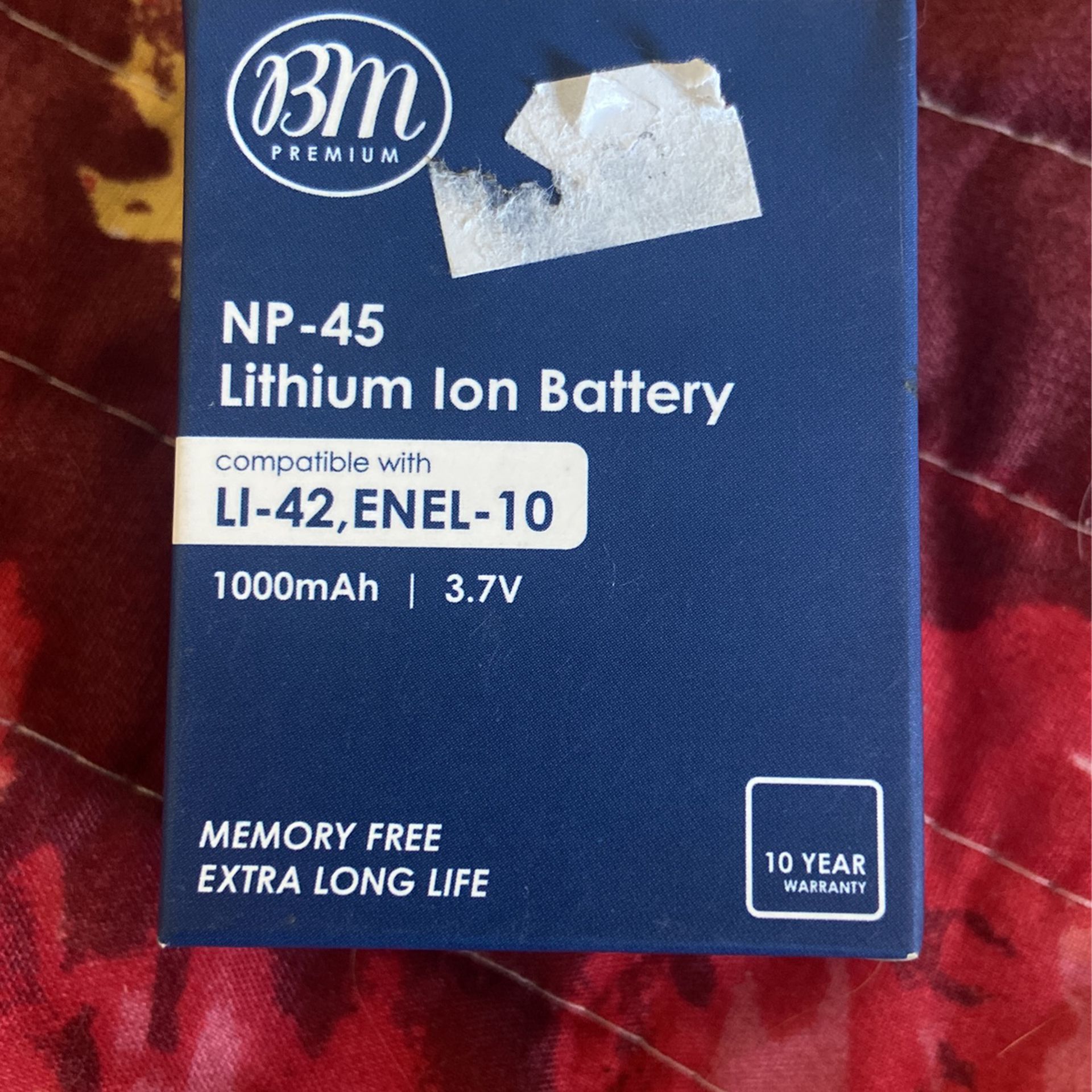 Fuji NP 45 Lithium Battery 