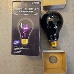 75 Watt ,Black Light Bulb, E26 Base 