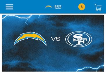 LA Chargers vs SF 49ers NFL Game Tickets